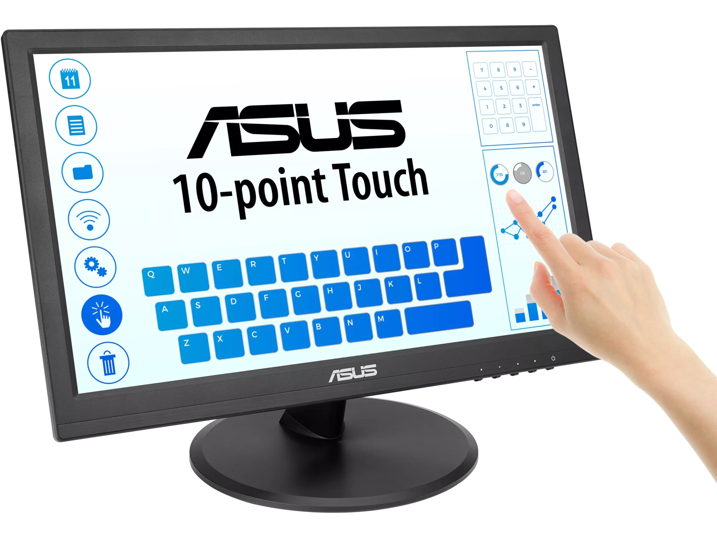 ASUS 16" touch skjerm VT169HE Skjermer