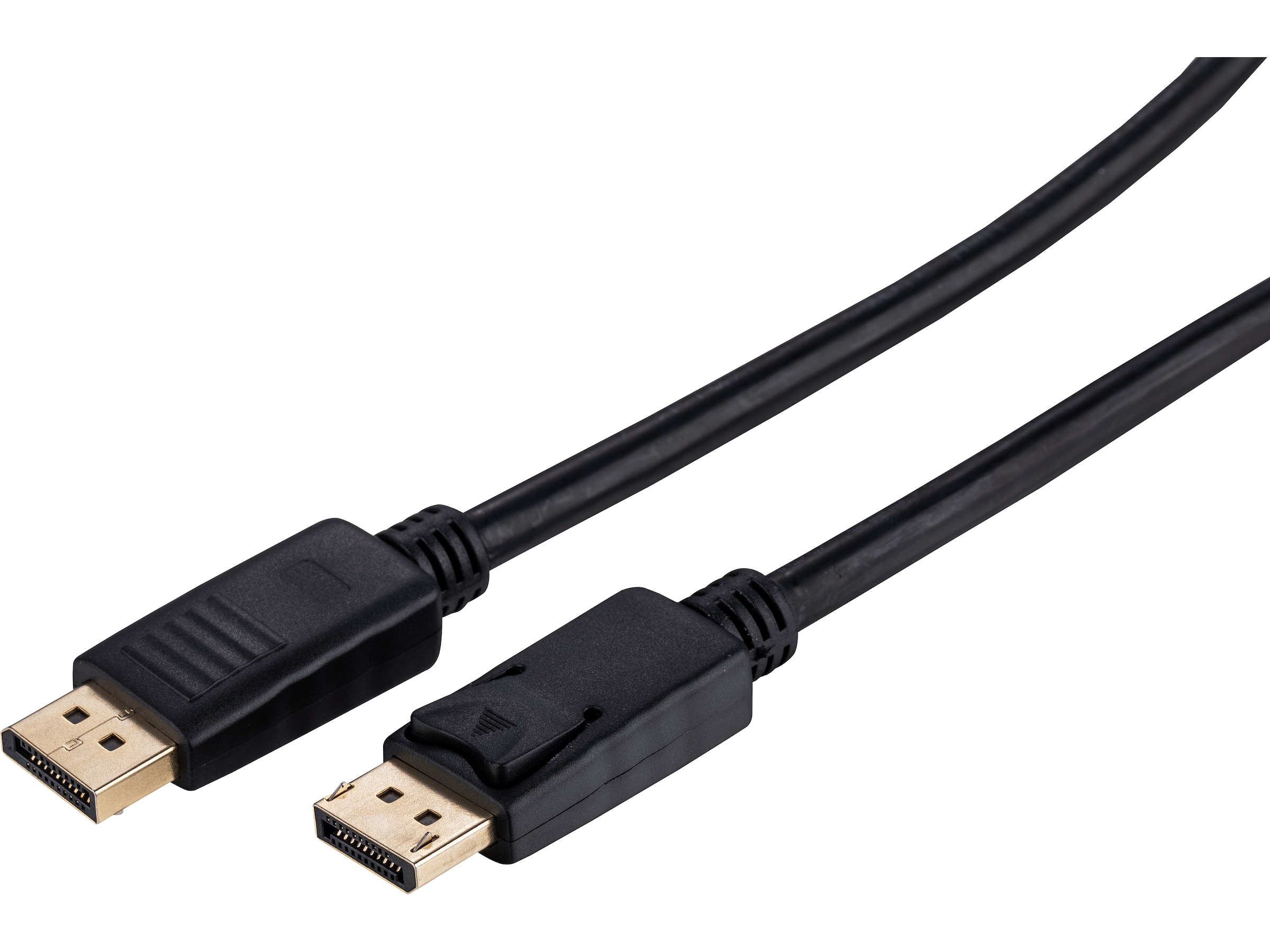 Displayport kabel 1m (sort) Monitorkabler