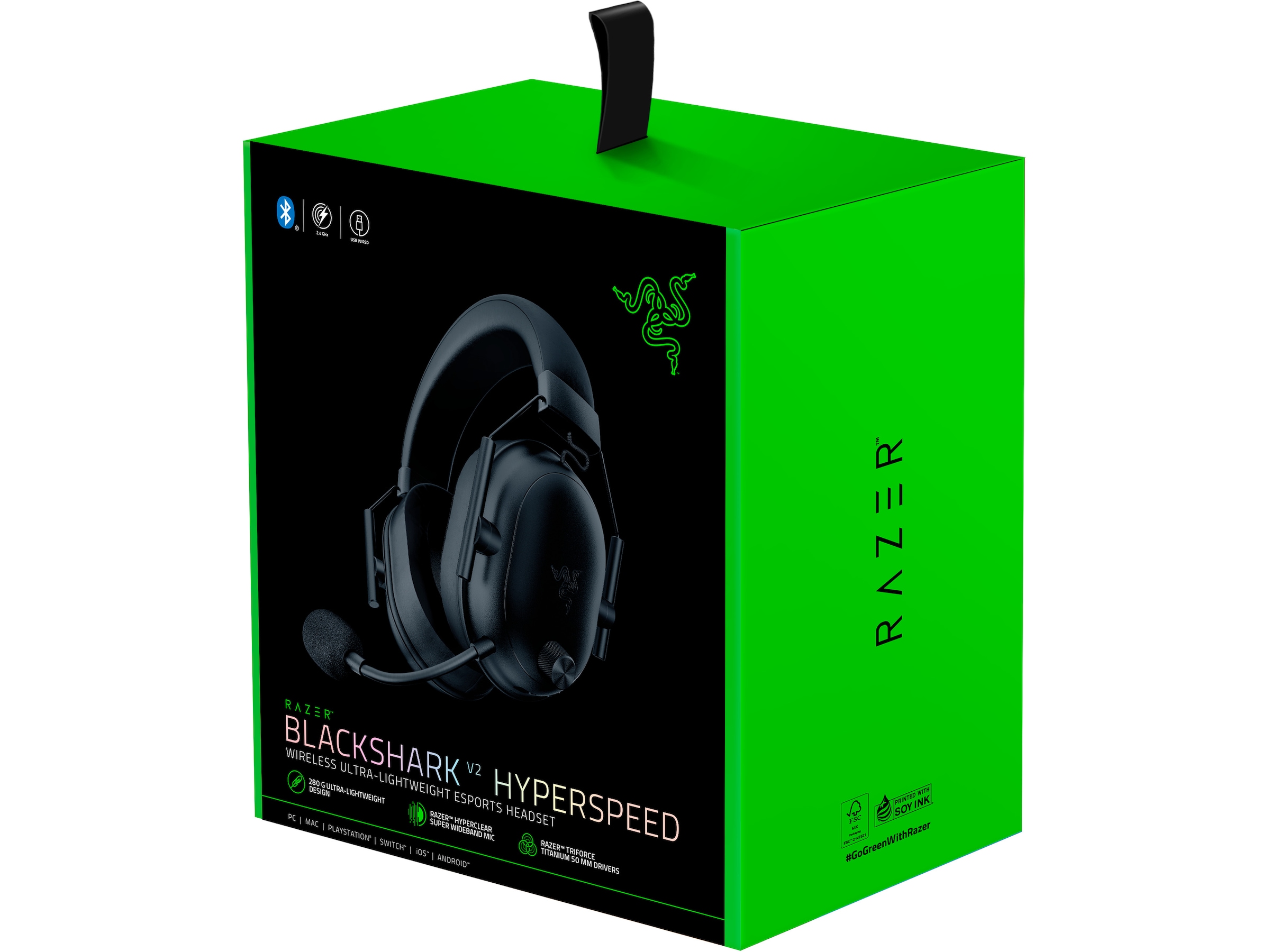 Razer Blackshark V2 Hyperspeed Trådløs Gaming Headset Gamingheadset
