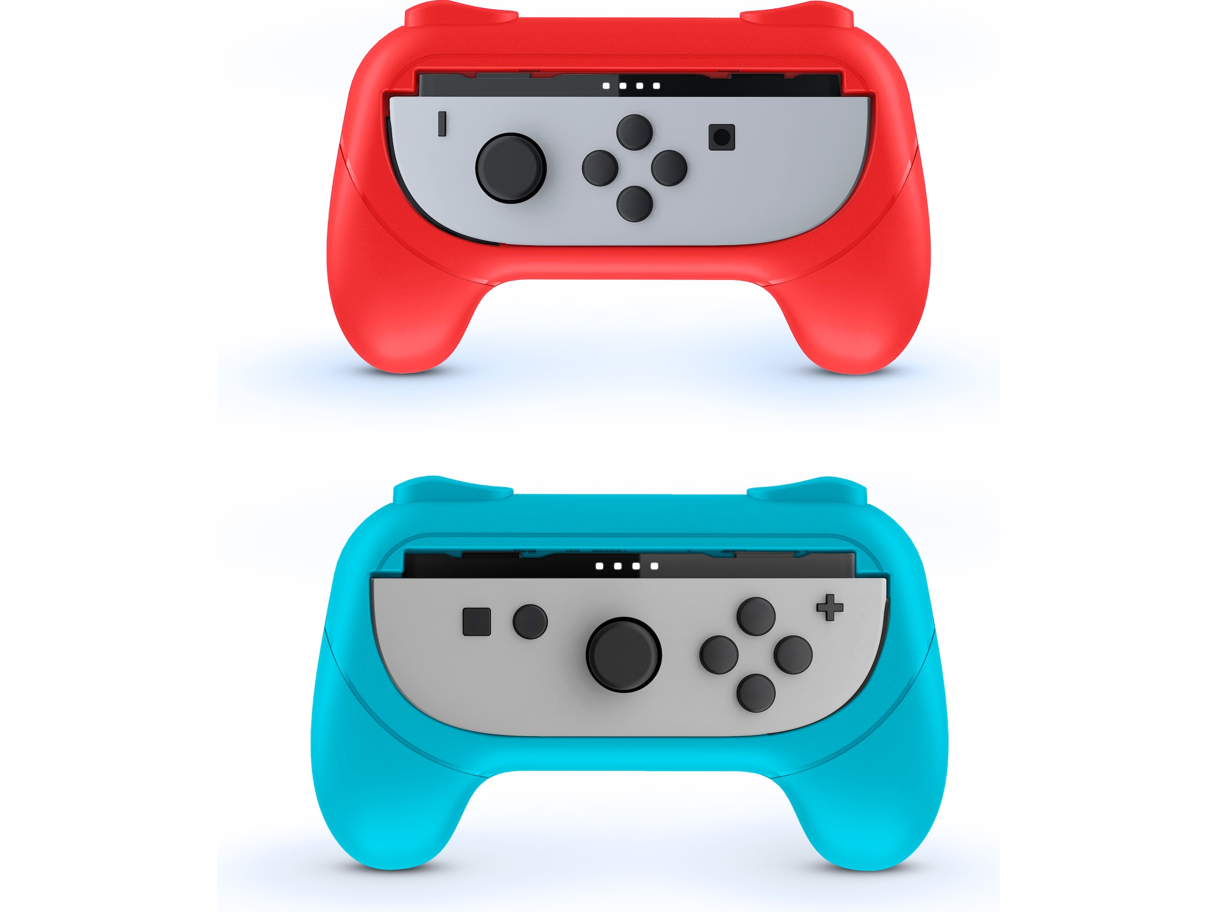 Nacon Joy-Con Grip for Nintendo Switch 2 (blå/rød) Tilbehør til spillkonsoller