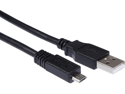 USB-A til USB Micro-B kabel 1m (sort)