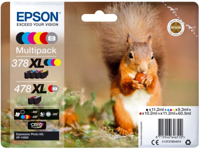 Epson Blekk 378XL/478XL Multipack