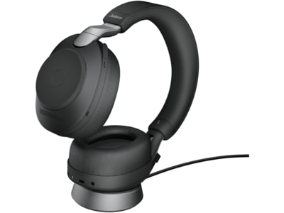 Jabra Evolve2 85, Link380a UC Stereo Stand Black