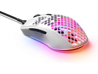 Steelseries Aerox 3 Gamingmus (hvit)