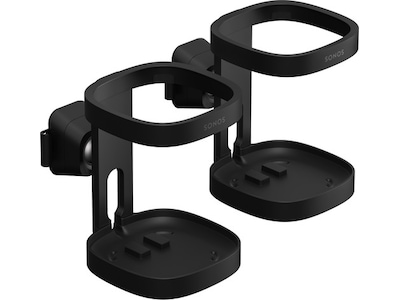 Sonos One-veggfeste par (sort)