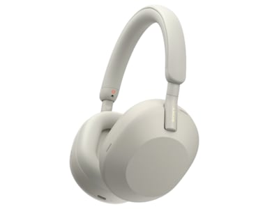 Sony WH-1000XM5 trådløse hodetelefoner, Over-Ear (sølv)