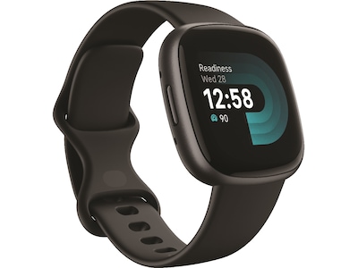 Fitbit Versa 4 (sort/grafitt)