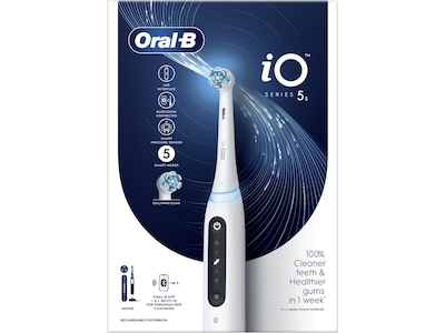 Oral-B iO 5S Elektrisk Tannbørste (hvit)