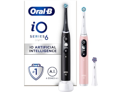 Oral-B iO6 Elektrisk Tannbørste (sort lava & pink sand)