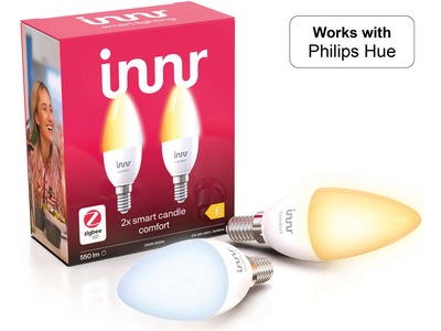 Innr smart lys E14 ambiance hvit 2 pack