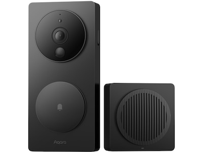 Aqara Smart Video Doorbell G4 Ringeklokke (sort)