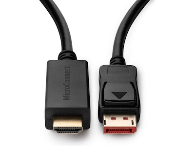 Displayport til HDMI kabel 2m (sort)