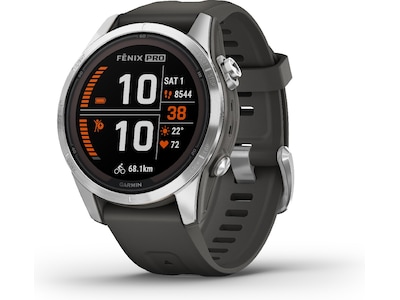Garmin fenix 7S Pro Solar 42mm GPS (silver/graphite)