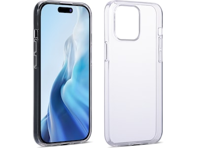 iPhone 15 Pro Max Silikondeksel (gjennomsiktig)