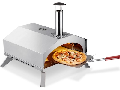 Austin and Barbeque AABQ 12" Gassdrevet pizzaovn (rustfritt stål)