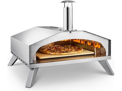 Austin and Barbeque AABQ 16" Gassdrevet pizzaovn (rustfritt stål)