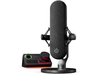 SteelSeries Alias Pro XLR Mikrofon + Stream Mixer (sort)