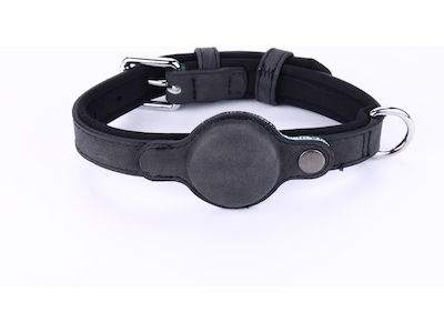 MiCollar Halsbånd til hund, med sporingsbrikke (sort)