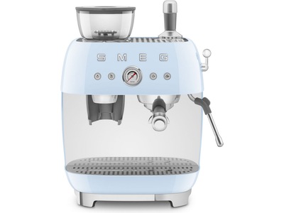 Smeg EGF03PBEU Manuell espressomaskin m/ grinder (pastel blå)