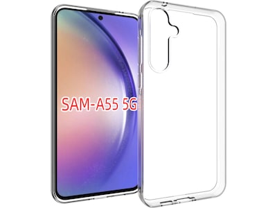 Samsung Galaxy A55 Silikondeksel (gjennomsiktig)