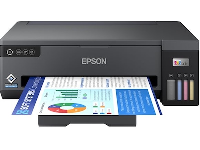 Epson EcoTank ET-14100 - Skriver - farge - ink-jet - ITS - A3 - 4800 x 1200 dpi - opp til 15 spm (mono) / inntil 8 spm (farge) - kapasitet: 100 ark - USB, Wi-Fi - svart