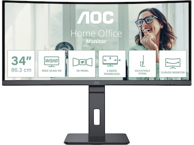 AOC 34" curved skjerm CU34P3CV