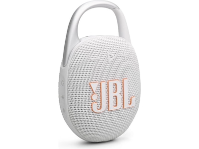 JBL Clip 5 Trådløs bluetooth høyttaler (hvit)