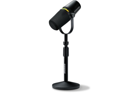 Shure MV7+ Podcast Kit mikrofon + stativ (sort)