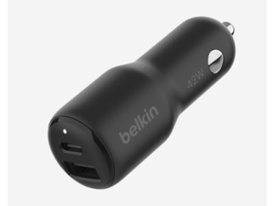 Belkin BoostCharge Dobbel USB-billader 42W