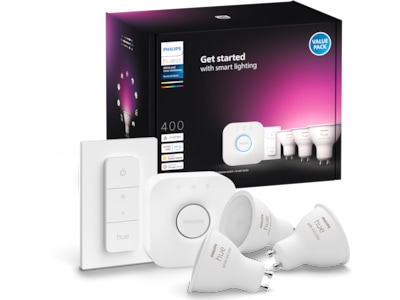 Philips Hue White & Color Ambiance Startsett GU10