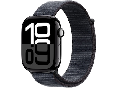Apple Watch Series 10 46mm GPS + LTE Aluminium (gagatsvart)