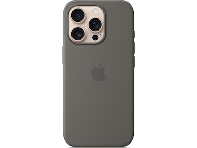 Apple iPhone 16 Pro Silikondeksel (steingrå)