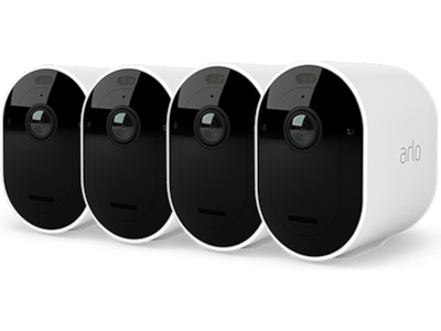Arlo Pro 5 2K sikkerhetskamera 4-pakk (hvit)