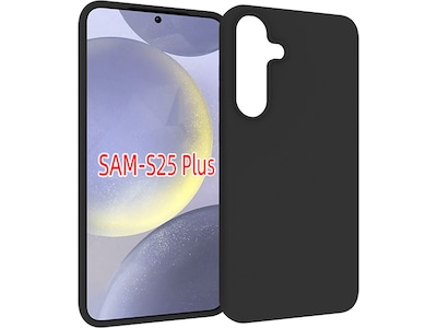 iiglo Galaxy S25+ Silikondeksel (sort)