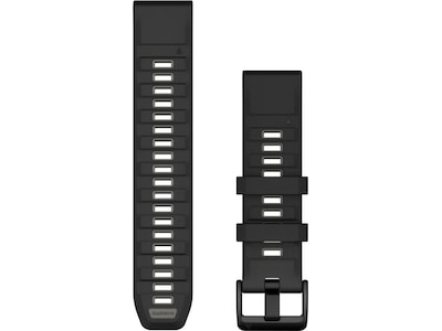 Garmin QuickFit Silikonreim 22mm (sort/grå)