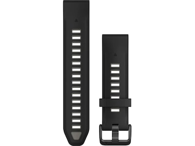 Garmin QuickFit Silikonreim 20mm (sort/grå)