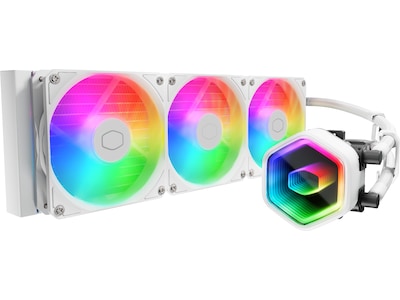 Cooler Master MasterLiquid 360 Core II ARGB Kjøler (hvit)