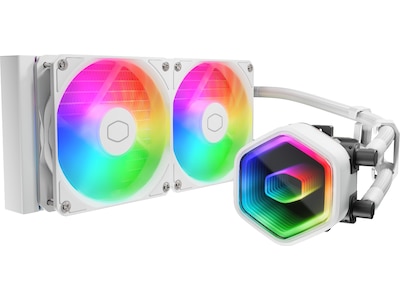 Cooler Master MasterLiquid 240 Core II ARGB Kjøler (hvit)