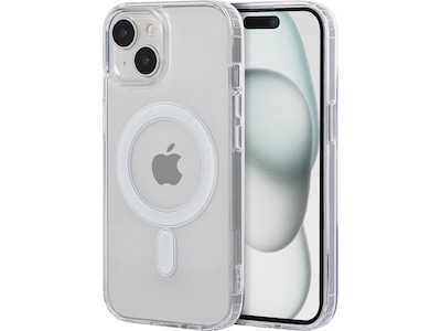iPhone 15 Magnetic Silikondeksel (gjennomsiktig)
