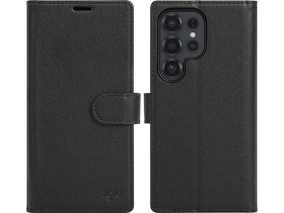 Galaxy S25 Ultra 2-i-1 Lommebokdeksel (sort)