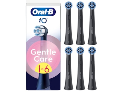 Oral-B iO Gentle Care Børstehoder 6 stk (sort)