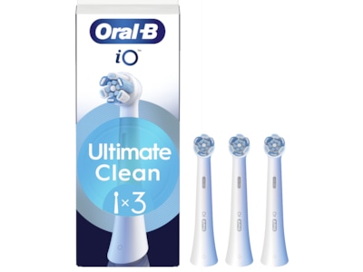Oral-B iO Ultimate Clean Børstehoder 3 stk (hvit)