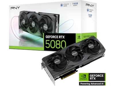 GeForce RTX 5080 Triple Fan - 16GB GDDR7 RAM - Grafikkort