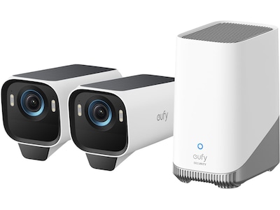 Eufy eufyCam S3 Pro overvåkningskamera Kit 2 pack + HomeBase S380