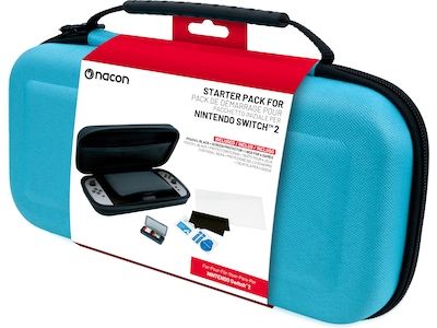 Nacon Rigid Pouch L pakke for Nintendo Switch 2 (blå)