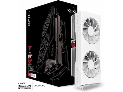 XFX Swift AMD Radeon RX 9060 XT OC Gaming (hvit)