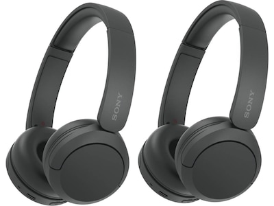 Sony WH-CH520 trådløse hodetelefoner, On-Ear (sort) x2
