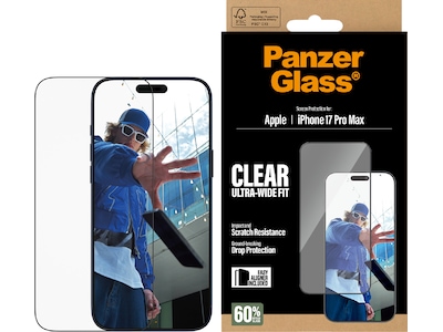 PanzerGlass iPhone 17 Pro Max Skjermbeskytter