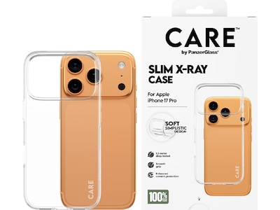 PanzerGlass CARE iPhone 17 Pro Fashion Silikondeksel (gjennomsiktig)