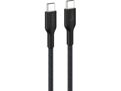 Belkin 240W USB-C flettet kabel 2m (sort)